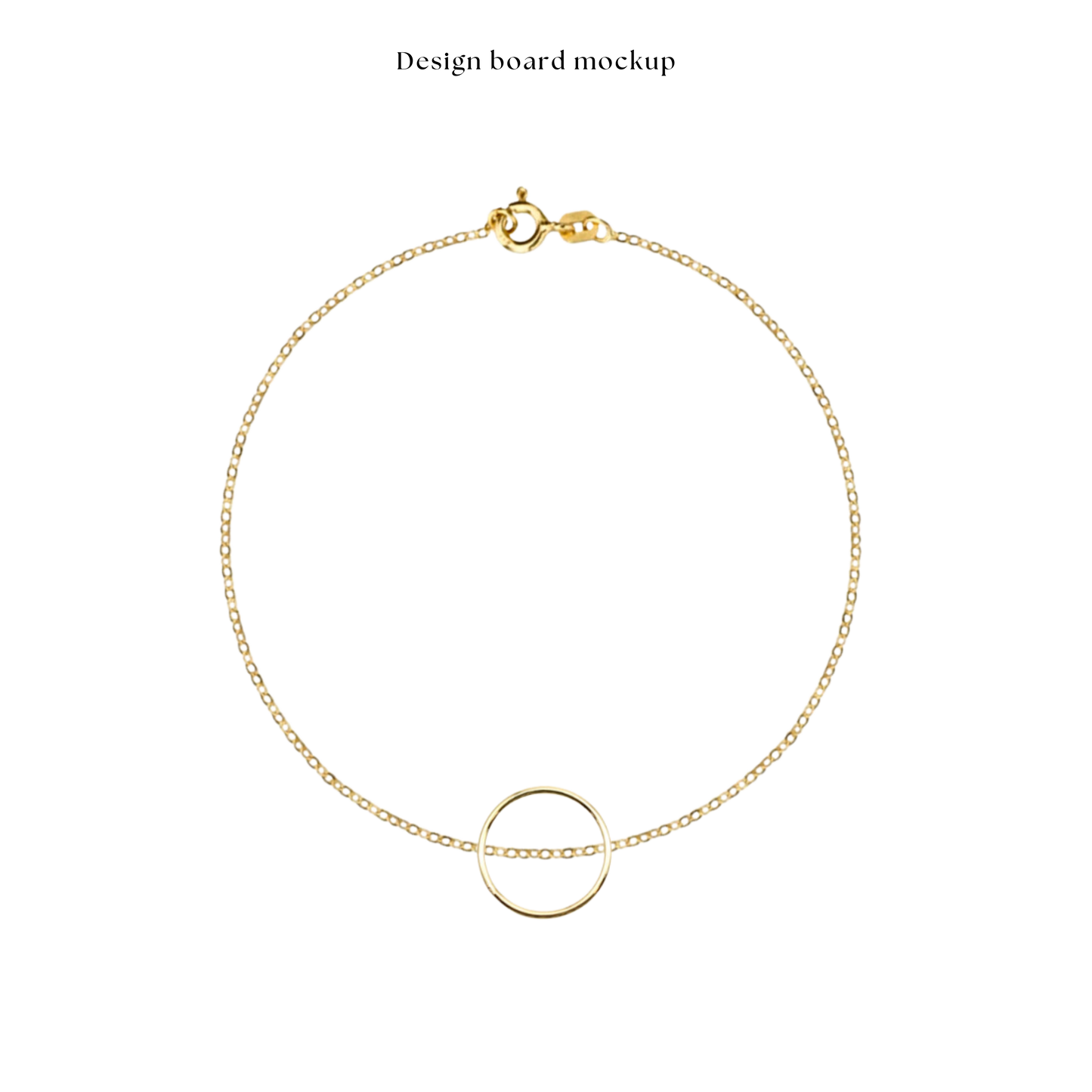 Pearl and Ring Stack Bracelet