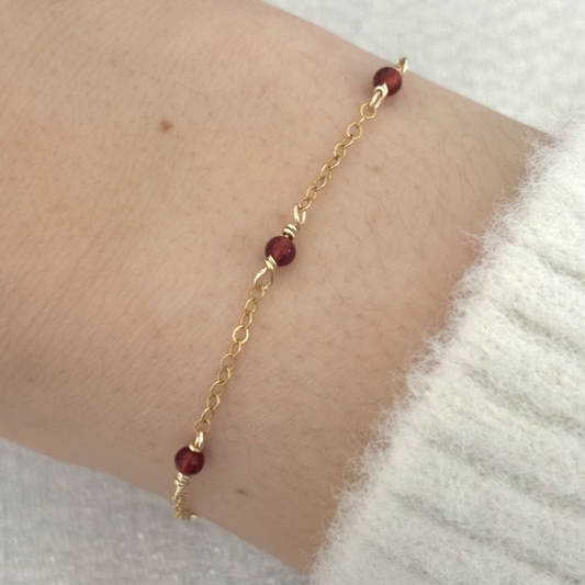 Natural Stone/Birthstone Bracelet